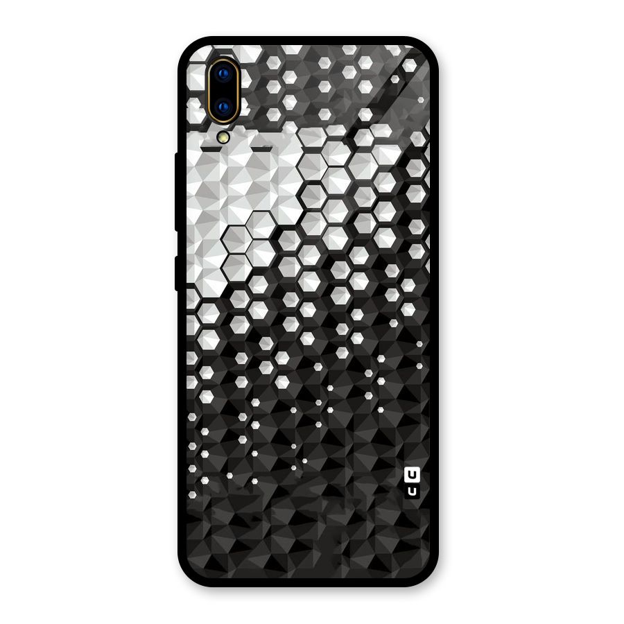 Elite Hexagonal Glass Back Case for Vivo V11 Pro