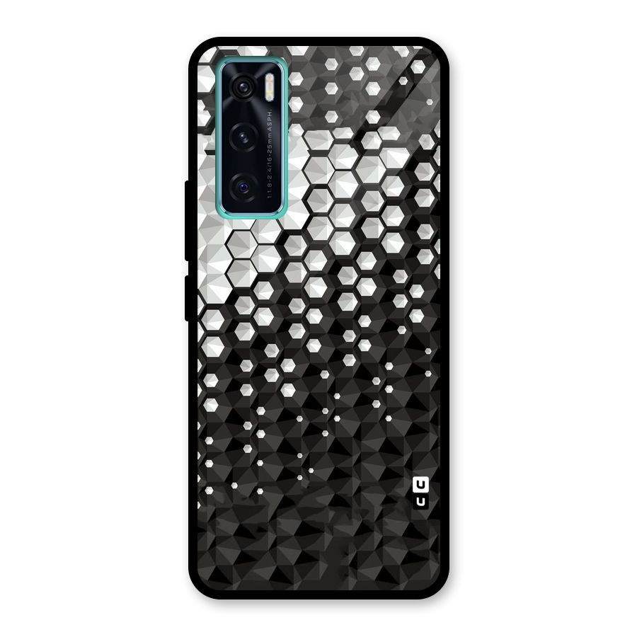 Elite Hexagonal Glass Back Case for Vivo V20 SE
