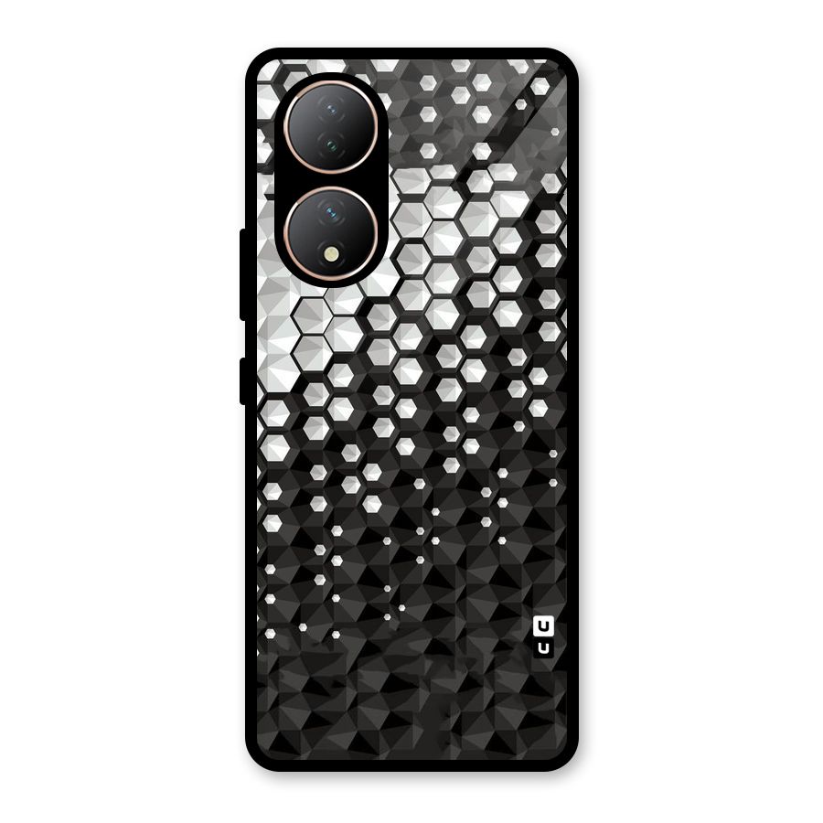 Elite Hexagonal Glass Back Case for Vivo Y100A