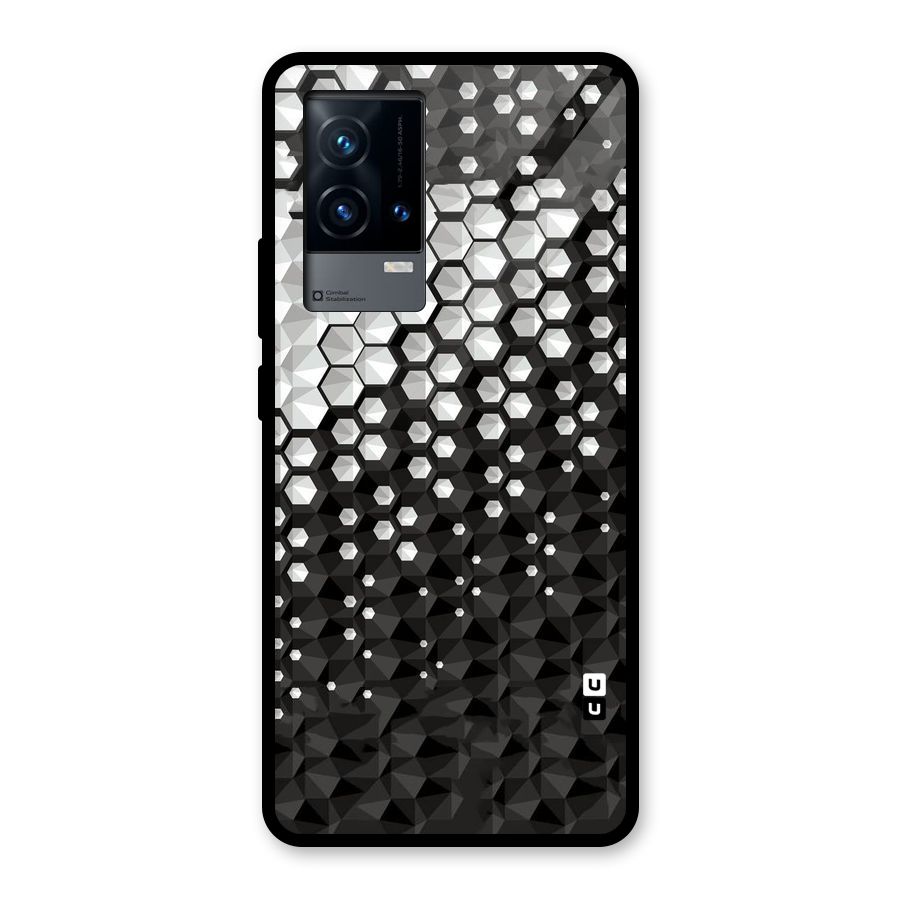 Elite Hexagonal Glass Back Case for iQOO 9 5G