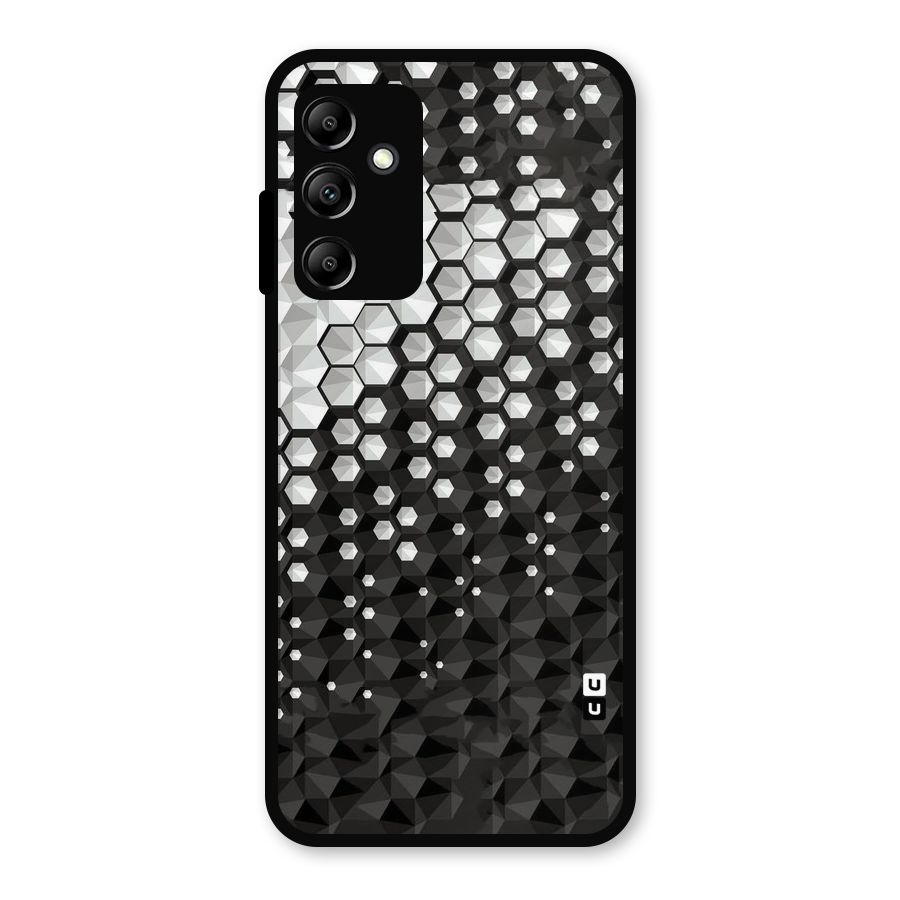 Elite Hexagonal Metal Back Case for Galaxy A14 5G
