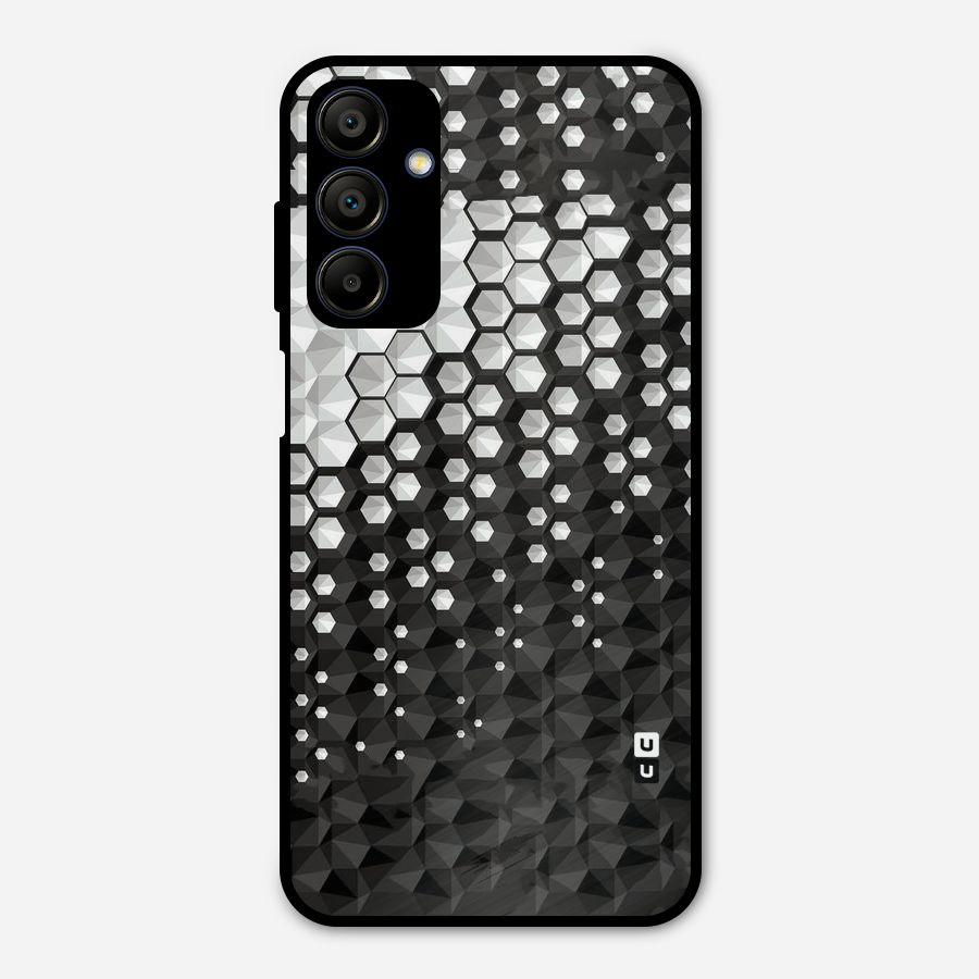 Elite Hexagonal Metal Back Case for Galaxy A15 5G