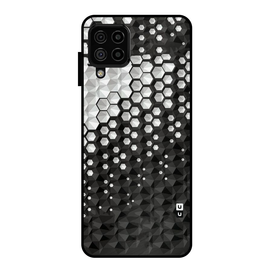 Elite Hexagonal Metal Back Case for Galaxy A22 4G