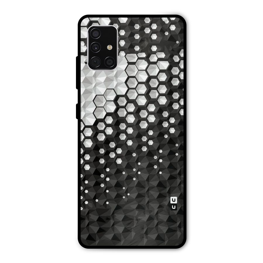 Elite Hexagonal Metal Back Case for Galaxy A51