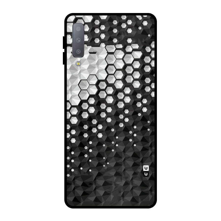 Elite Hexagonal Metal Back Case for Galaxy A7 (2018)