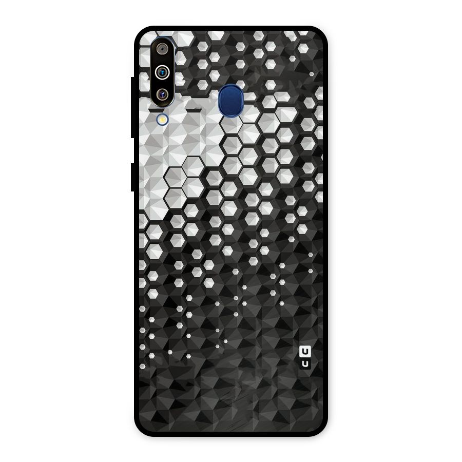 Elite Hexagonal Metal Back Case for Galaxy M30
