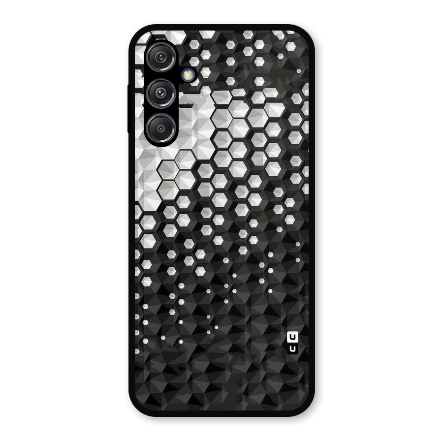 Elite Hexagonal Metal Back Case for Galaxy M34 5G