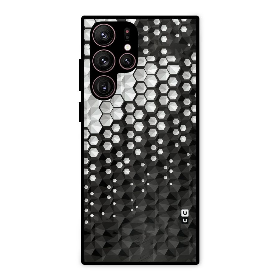 Elite Hexagonal Metal Back Case for Galaxy S22 Ultra 5G