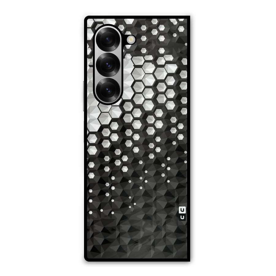 Elite Hexagonal Metal Back Case for Galaxy Z Fold6