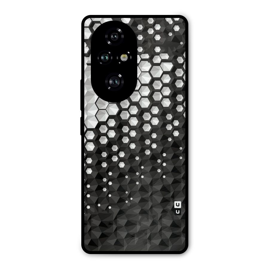 Elite Hexagonal Metal Back Case for Honor 200 Pro