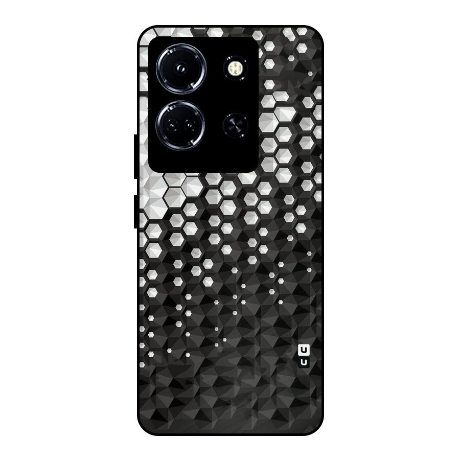 Elite Hexagonal Metal Back Case for Infinix Note 30 5G