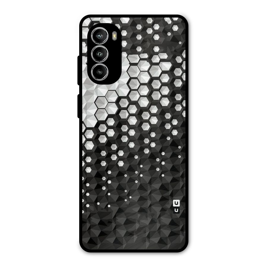 Elite Hexagonal Metal Back Case for Moto G52
