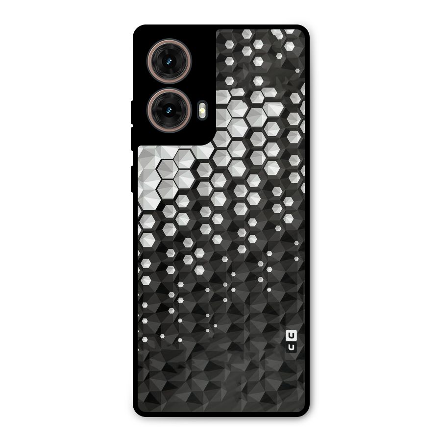 Elite Hexagonal Metal Back Case for Moto G85