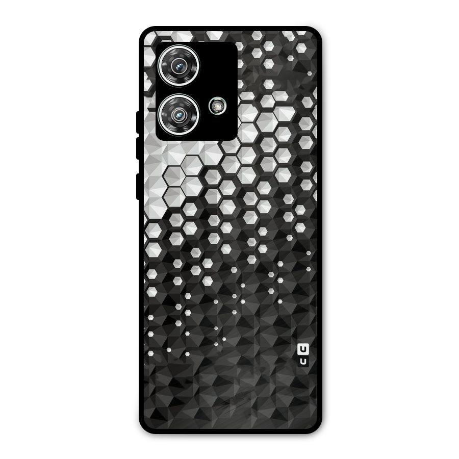 Elite Hexagonal Metal Back Case for Motorola Edge 40 Neo
