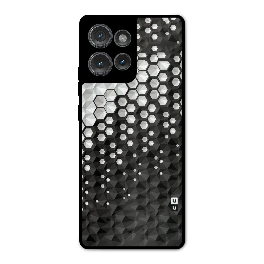 Elite Hexagonal Metal Back Case for Motorola Edge 50