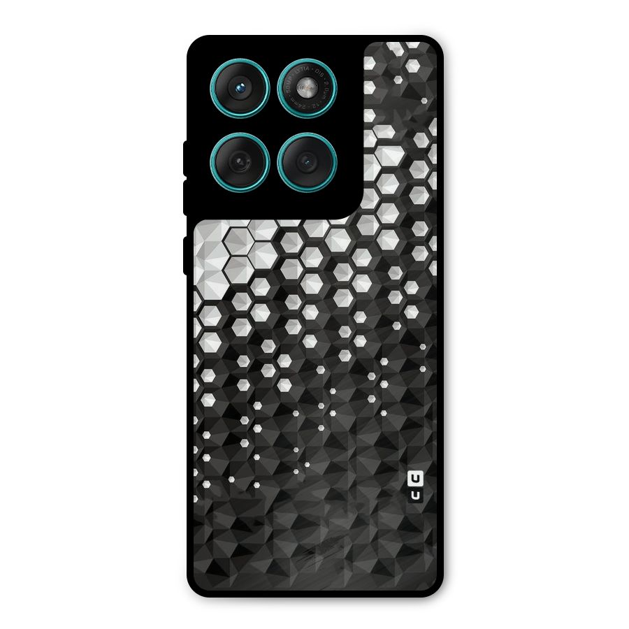 Elite Hexagonal Metal Back Case for Motorola Edge 60