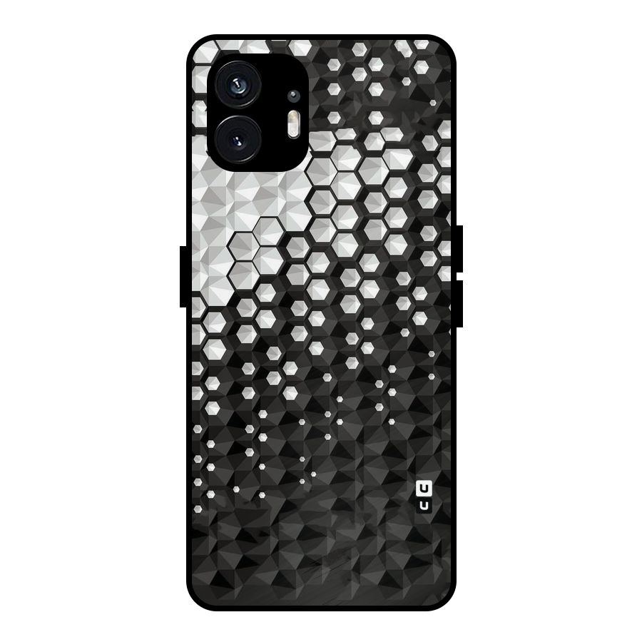 Elite Hexagonal Metal Back Case for Nothing Phone 2