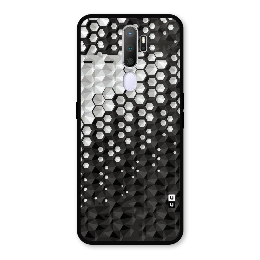 Elite Hexagonal Metal Back Case for Oppo A5 (2020)