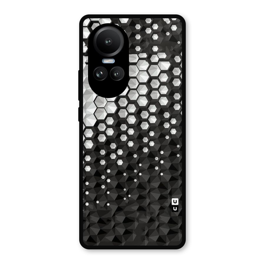 Elite Hexagonal Metal Back Case for Oppo Reno10 Pro