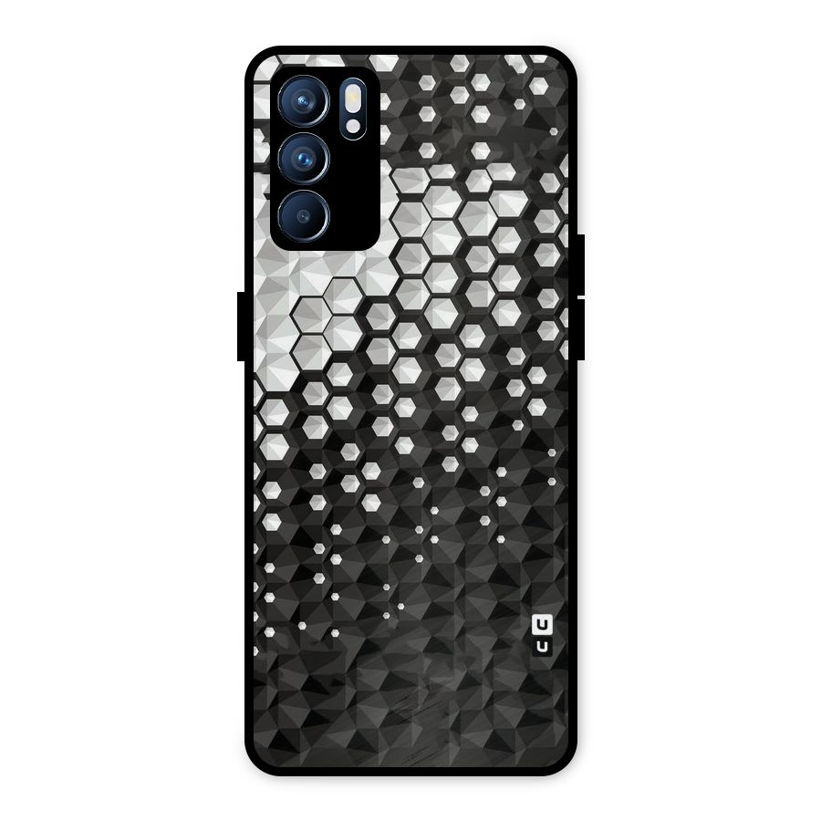 Elite Hexagonal Metal Back Case for Oppo Reno6 5G