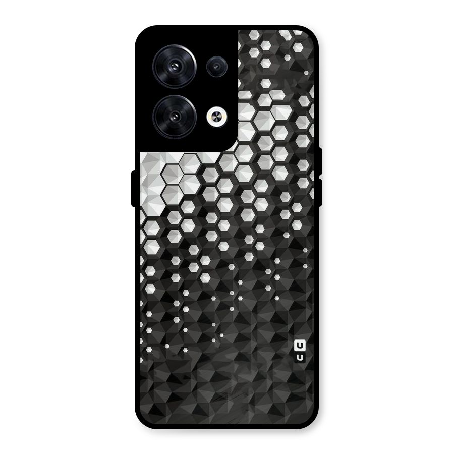 Elite Hexagonal Metal Back Case for Oppo Reno8 5G