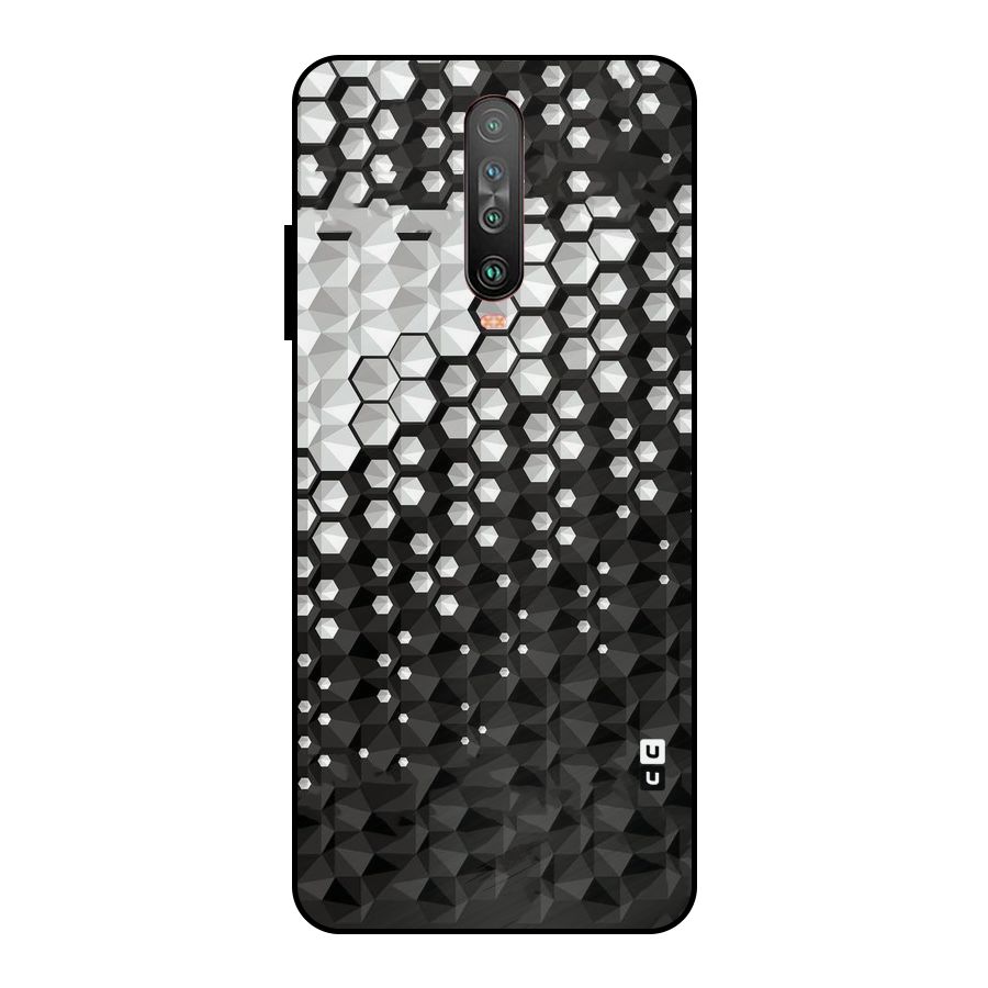 Elite Hexagonal Metal Back Case for Poco X2