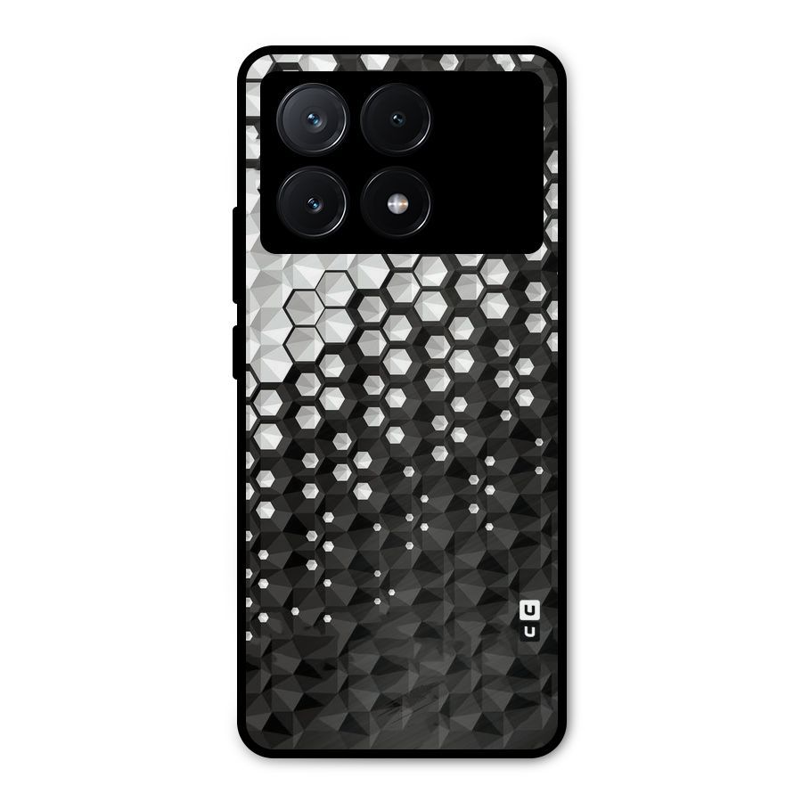 Elite Hexagonal Metal Back Case for Poco X6 Pro