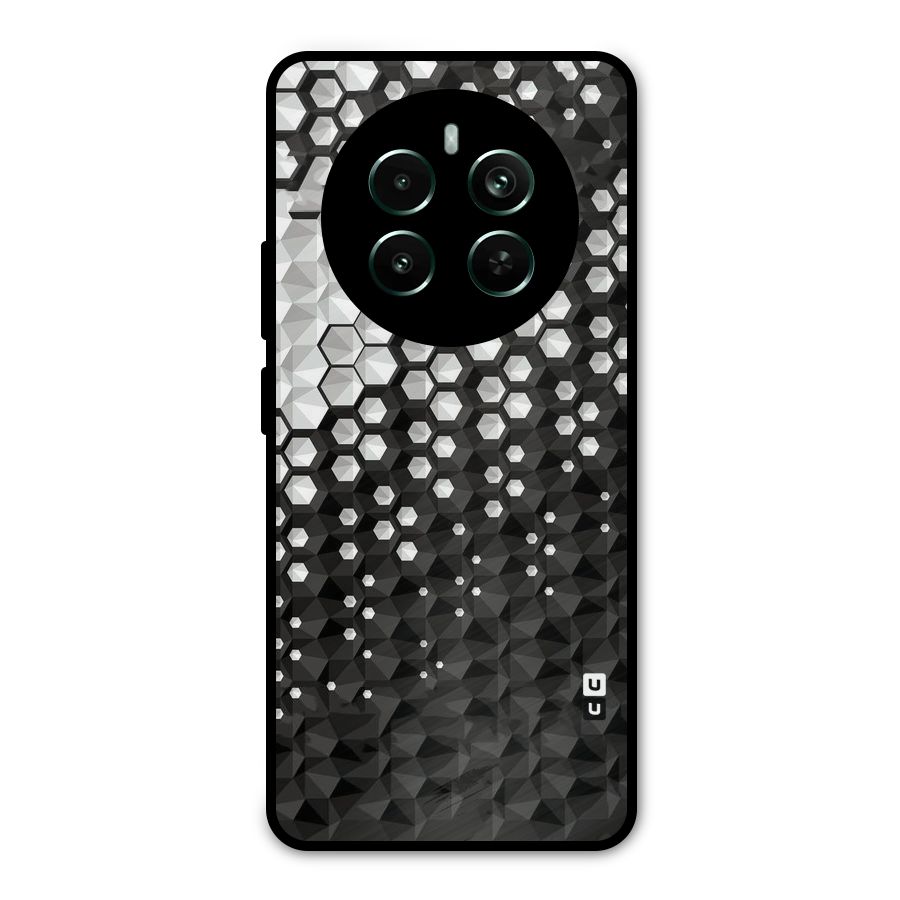 Elite Hexagonal Metal Back Case for Realme 12 Pro Plus