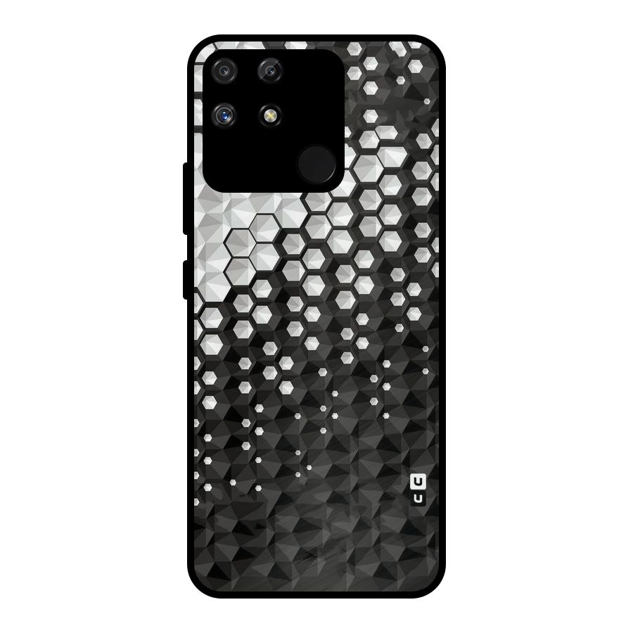 Elite Hexagonal Metal Back Case for Realme Narzo 50A
