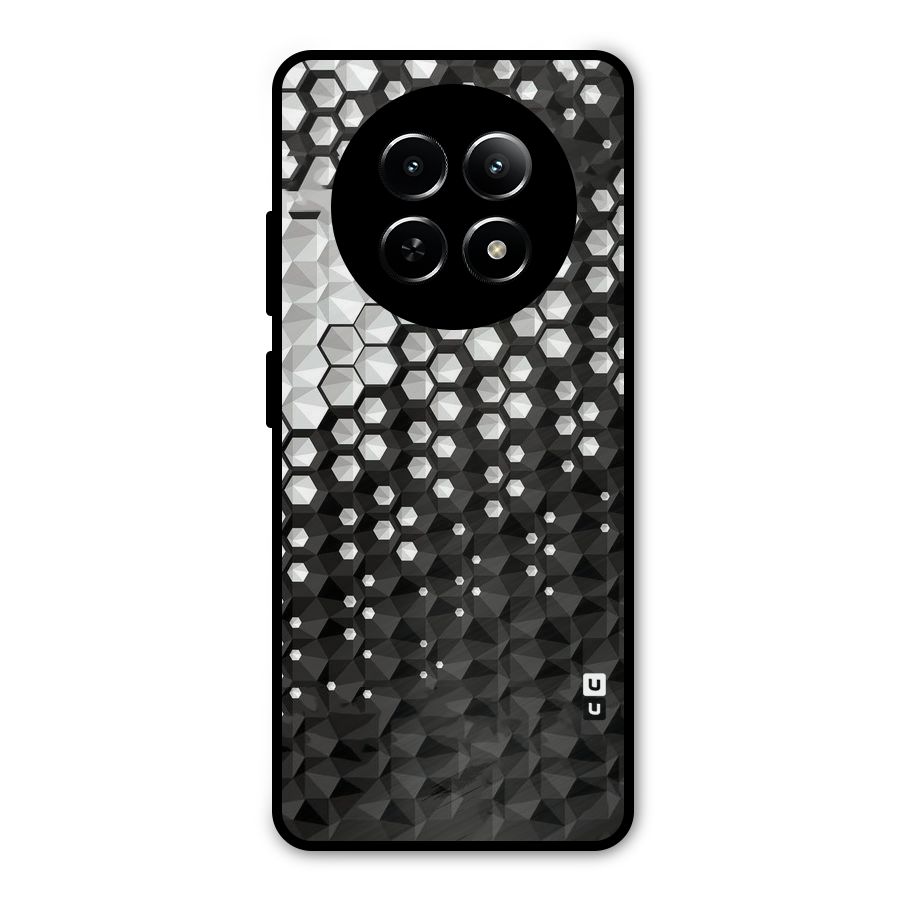 Elite Hexagonal Metal Back Case for Realme Narzo N65