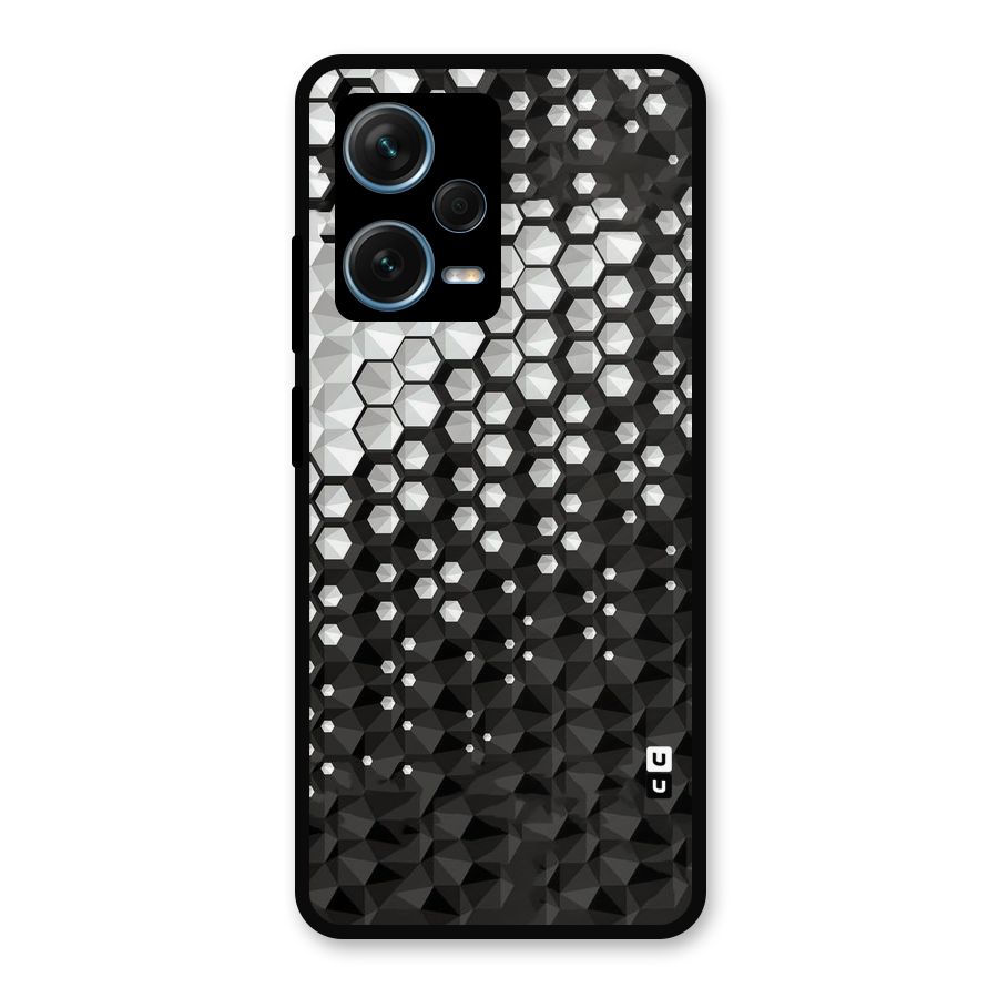 Elite Hexagonal Metal Back Case for Redmi Note 12 Pro Plus 5G