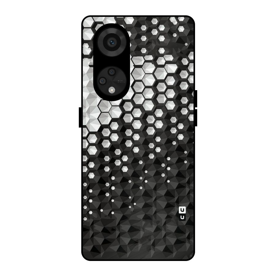 Elite Hexagonal Metal Back Case for Reno8 T 5G
