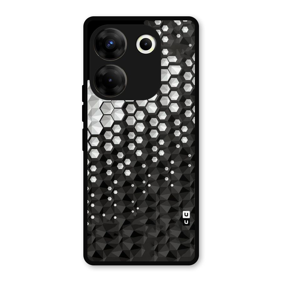 Elite Hexagonal Metal Back Case for Tecno Camon 20