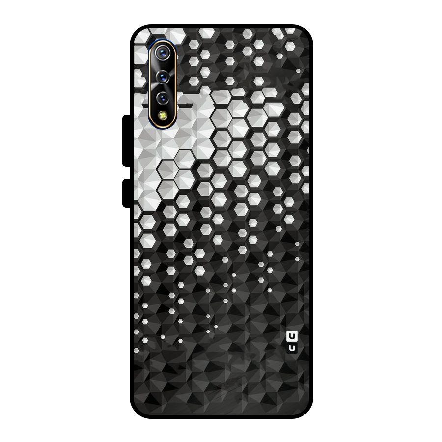 Elite Hexagonal Metal Back Case for Vivo S1
