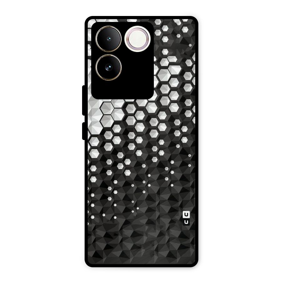 Elite Hexagonal Metal Back Case for Vivo T2 Pro