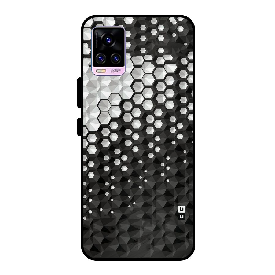 Elite Hexagonal Metal Back Case for Vivo V20 Pro