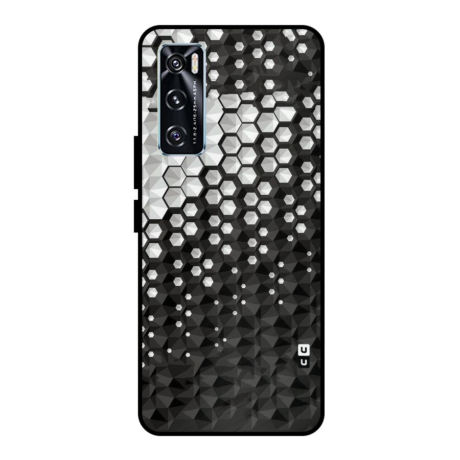 Elite Hexagonal Metal Back Case for Vivo V20 SE