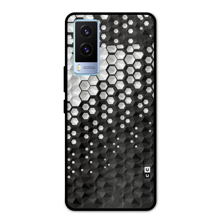 Elite Hexagonal Metal Back Case for Vivo V21e 5G