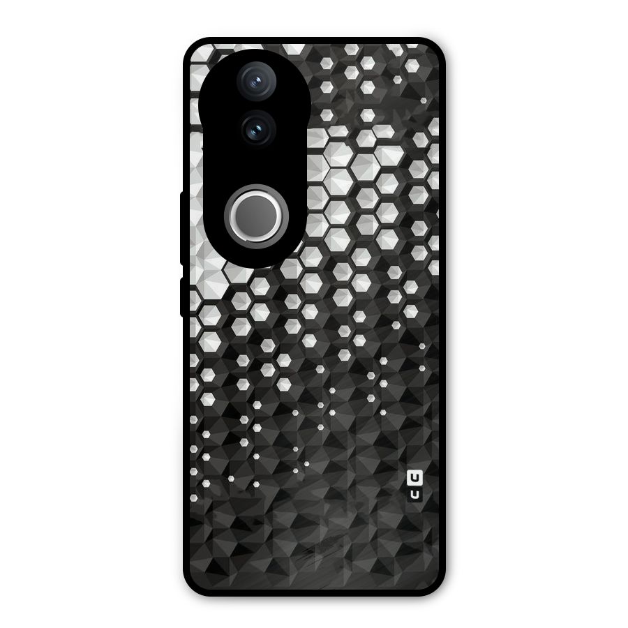 Elite Hexagonal Metal Back Case for Vivo V50e