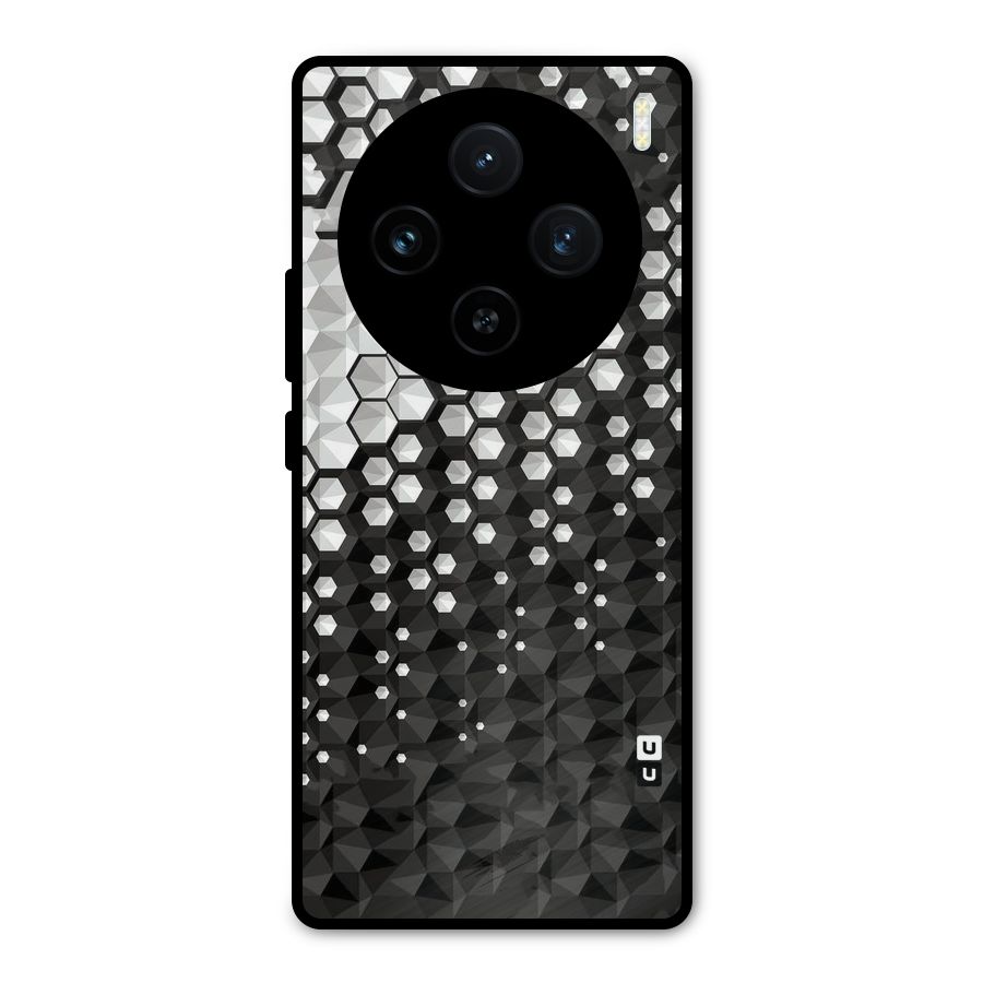 Elite Hexagonal Metal Back Case for Vivo X100
