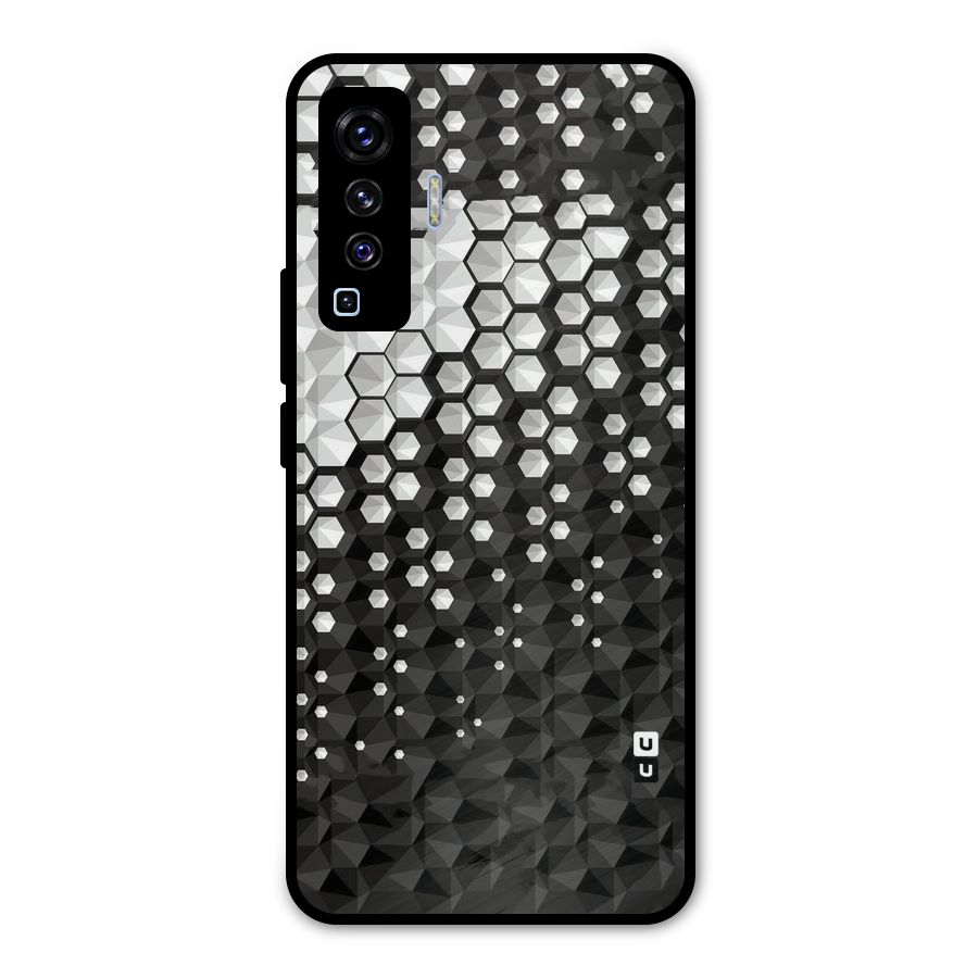 Elite Hexagonal Metal Back Case for Vivo X50