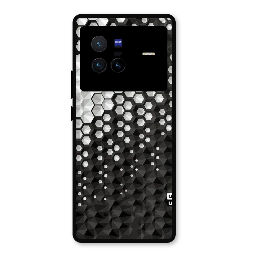 Elite Hexagonal Metal Back Case for Vivo X80