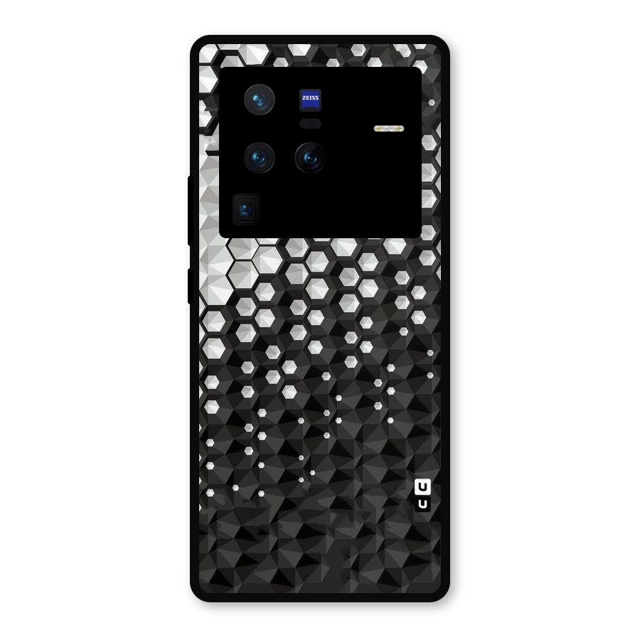 Elite Hexagonal Metal Back Case for Vivo X80 Pro