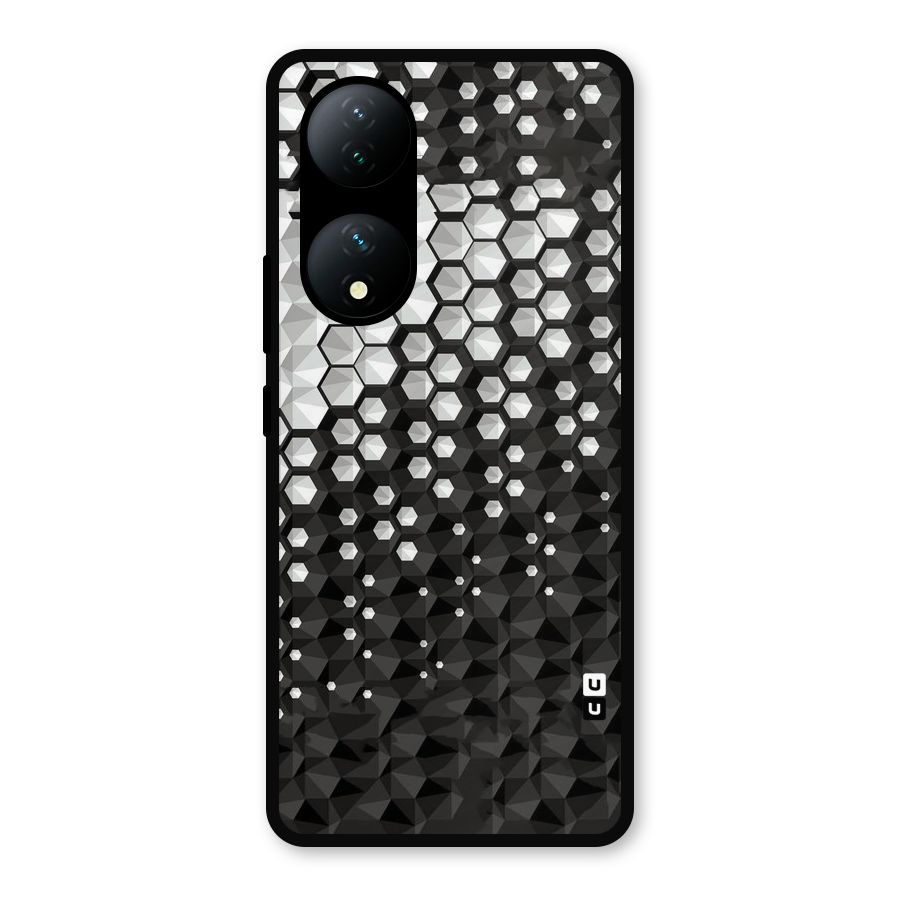 Elite Hexagonal Metal Back Case for Vivo Y100a