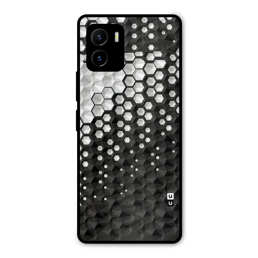 Elite Hexagonal Metal Back Case for Vivo Y15s