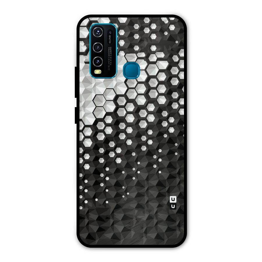 Elite Hexagonal Metal Back Case for Vivo Y30