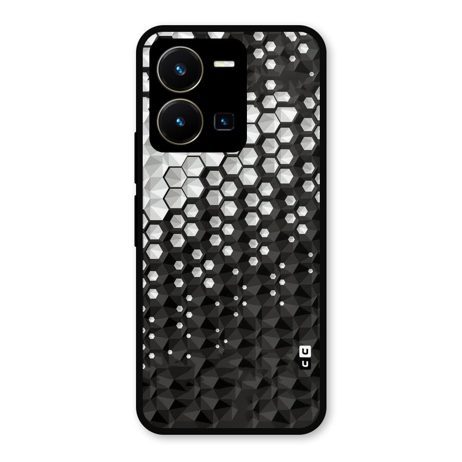 Elite Hexagonal Metal Back Case for Vivo Y35