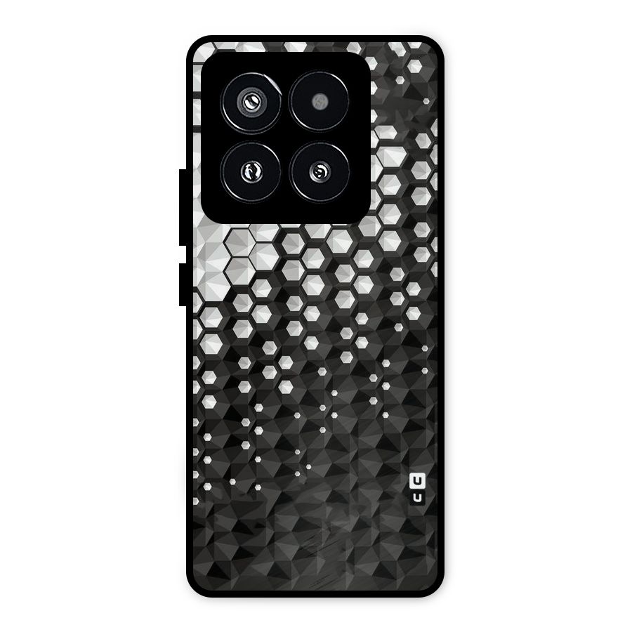 Elite Hexagonal Metal Back Case for Xiaomi 14 Pro