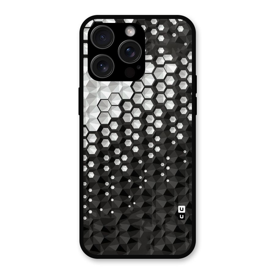 Elite Hexagonal Metal Back Case for iPhone 15 Pro Max
