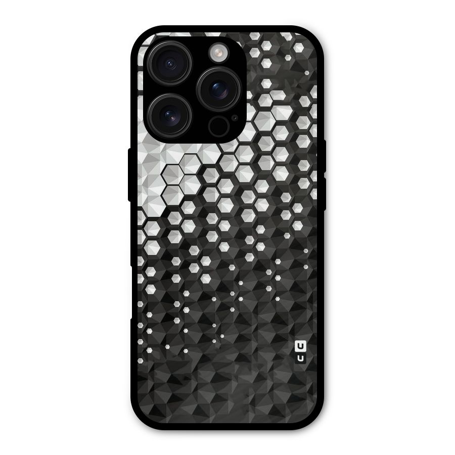 Elite Hexagonal Metal Back Case for iPhone 16 Pro